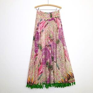 Antica Santoria Multicolored Bo, ho, wide, leg pants